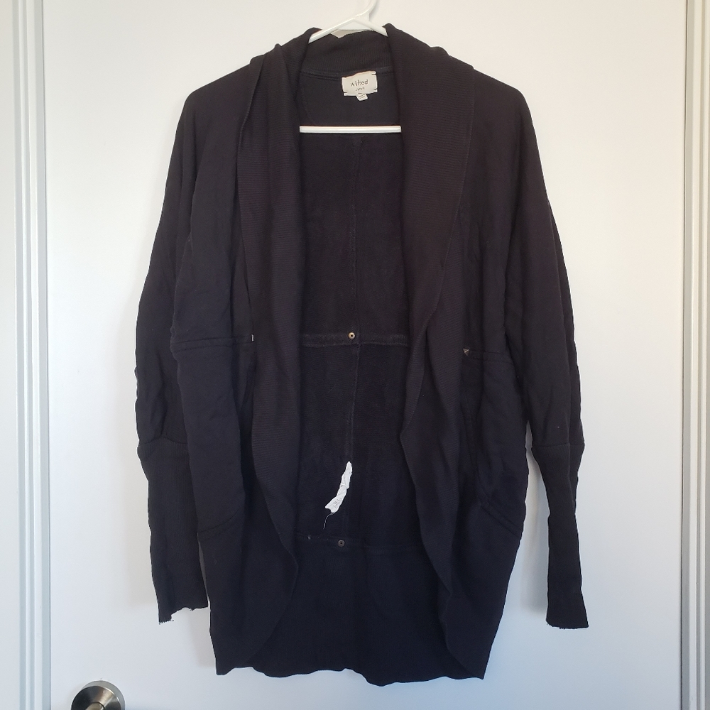 Wilfred Black Cocoon Sweater